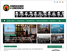 Tablet Screenshot of conduciendoaconciencia.org